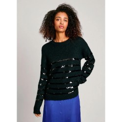 блуза,дамски,пуловери,дамски,плетени,дрехи,pepe,jeans,nina,sweater,black