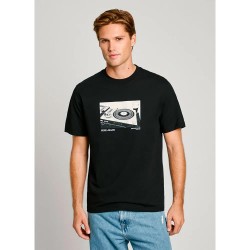 Тениска Pepe jeans Perry short sleeve T-shirt - Black (Black) тениска,мъжки,тениски,дамски,тениски,pepe,jeans,perry,short,sleeve,t,shirt,black,(black)