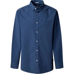 риза,с,дълъг,ръкав,мъжки,ризи,pepe,jeans,phil,long,sleeve,shirt,blue