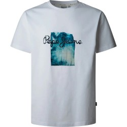 тениска,мъжки,тениски,pepe,jeans,prush,short,sleeve,t,shirt,white,(white)