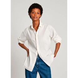 риза,с,дълъг,ръкав,дамски,блузи,дамски,ризи,pepe,jeans,rita,long,sleeve,shirt,white