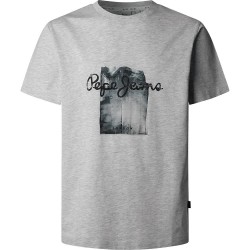 тениска,мъжки,тениски,pepe,jeans,prush,short,sleeve,t,shirt,light,grey,marl,(grey)