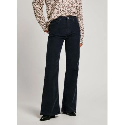 панталони,дамски,панталони,pepe,jeans,willa,5,pocket,flare,fit,pants,black