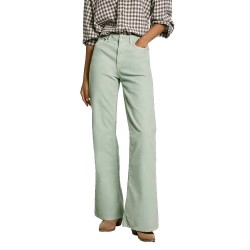 панталони,дамски,панталони,pepe,jeans,willa,5,pocket,flare,fit,pants,light,green,(green)