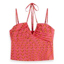 тениска,дамски,тениски,scotch,&,soda,u9a00700t,sleeveless,t,shirt,pink