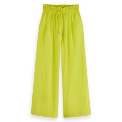 панталони,дамски,панталони,scotch,&,soda,voile,wide,leg,pull,on,high,waist,pants,yellow,(citrus,yellow)