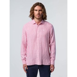 риза,с,дълъг,ръкав,мъжки,ризи,north,sails,664397,long,sleeve,shirt,white,red,(pink)