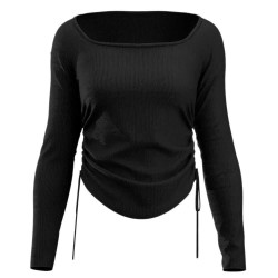 тениска,дамски,тениски,joma,u,tribe,long,sleeve,t,shirt,black,(black)