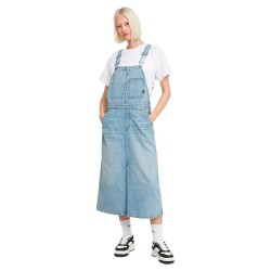 рокля,дамски,поли,и,рокли,g,star,midi,dungaree,sleeveless,dress,blue
