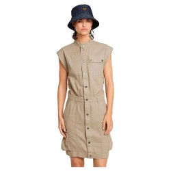 рокля,дамски,поли,и,рокли,g,star,pocket,short,sleeve,dress,beige