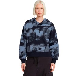 суичър,дамски,блузи,g,star,sprayed,letters,loose,hoodie,blue