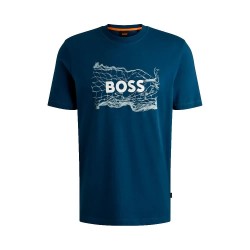 тениска,мъжки,тениски,boss,logospace,short,sleeve,t,shirt,open,blue,(blue)