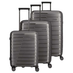 куфари,travelite,air,base,4w,l,m,expandable,s,trolley,bag,anthracite,metallic,(grey)