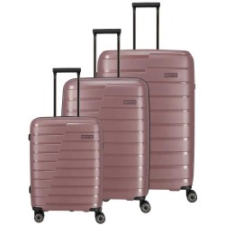 куфари,travelite,air,base,4w,l,m,expandable,s,trolley,bag,lilac,metallic,(brown)