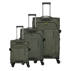 куфари,travelite,briize,4w,l,m,s,trolley,bag,green,(khaki)