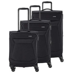 куфари,travelite,chios,4w,l,expandable,m,expandable,s,trolley,bag,black
