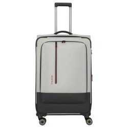 куфари,travelite,crosslite,5.0,4w,l,88,93l,trolley,bag,white,sand,(grey)
