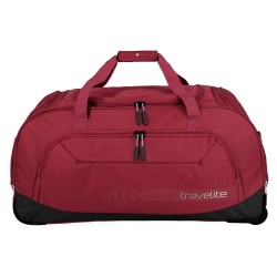 сак,сакове,travelite,kick,off,xl,120l,wheeled,duffle,bag,red