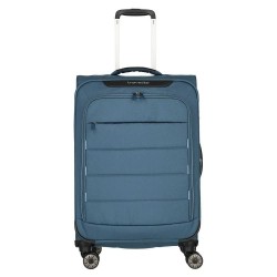 куфари,travelite,skaii,4w,m,expandable,62,67l,trolley,bag,blue