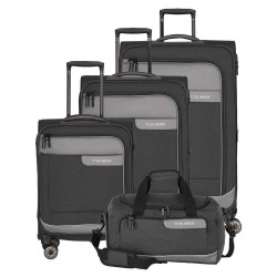 куфари,travelite,viia,4w,l,expandable,m,expandable,s,trolley,bag,grey