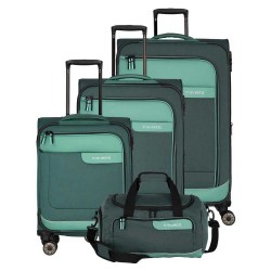 куфари,travelite,viia,4w,l,expandable,m,expandable,s,trolley,bag,green,(green)