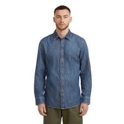 риза,с,дълъг,ръкав,мъжки,ризи,g,star,clean,slim,fit,long,sleeve,shirt,faded,seasalight,(blue)