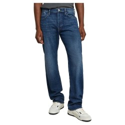 дънки,мъжки,панталони,g,star,dakota,regular,straight,fit,jeans,worn,in,waterspouts,(blue)
