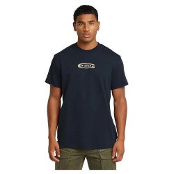тениска,мъжки,тениски,g,star,old,skool,logo,short,sleeve,t,shirt,blue,(salute)