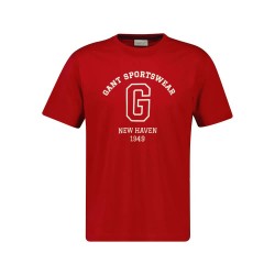 тениска,мъжки,тениски,gant,graphic,2003310,short,sleeve,t,shirt,red,(ruby,red)