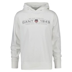 суичър,мъжки,пуловери,gant,graphic,2044014,hoodie,white,(eggshell)