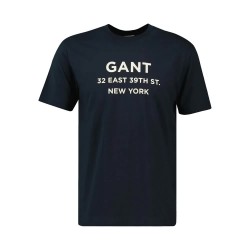 тениска,мъжки,тениски,gant,small,graphic,2003301,short,sleeve,t,shirt,black