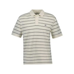 мъжки,блузи,с,яка,gant,striped,short,sleeve,polo,cream,(beige)