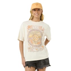 тениска,дамски,тениски,rip,curl,luna,heritage,short,sleeve,t,shirt,bone,(beige)