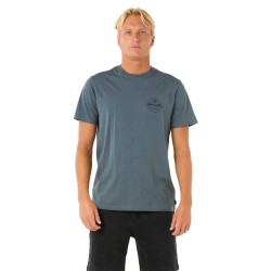 тениска,мъжки,тениски,rip,curl,staple,short,sleeve,t,shirt,pine,night,(blue,grey)