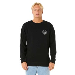 блуза,мъжки,пуловери,rip,curl,stapler,sweatshirt,black