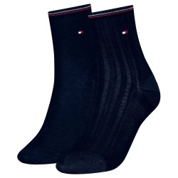 чорапи,дамски,чорапи,tommy,hilfiger,701232974,short,socks,2,pairs,navy,(blue)
