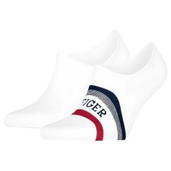чорапи,мъжки,чорапи,tommy,hilfiger,footie,no,show,socks,2,pairs,white,(white)