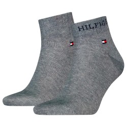 чорапи,мъжки,чорапи,tommy,hilfiger,quarter,socks,2,pairs,mid,grey,melange,(grey)