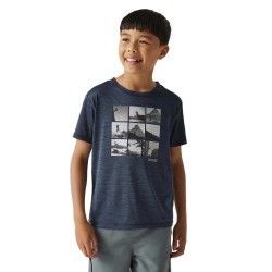 тениска,детски,тениски,regatta,alvarado,ix,short,sleeve,t,shirt,navy,marl,(blue)
