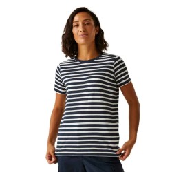 тениска,дамски,тениски,regatta,bayletta,short,sleeve,t,shirt,navy,white,stripe,(blue)
