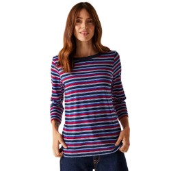 тениска,дамски,тениски,regatta,bayletta,ii,long,sleeve,t,shirt,blue,(navy,multi,stripe)