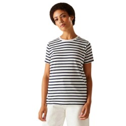 тениска,дамски,тениски,regatta,bayletta,short,sleeve,t,shirt,white,navy,stripe,(white)