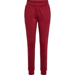 панталони,дамски,панталони,hummel,booster,tapered,pants,red