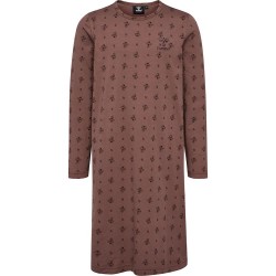 пижама,детски,пижами,hummel,carolina,long,sleeve,pyjama,brown,(8040)