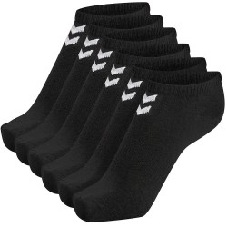 чорапи,мъжки,чорапи,hummel,chevron,ankle,socks,6,pairs,black,(black,black)