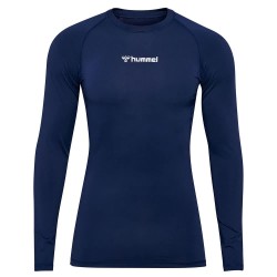 тениска,мъжки,тениски,hummel,performance,long,sleeve,t,shirt,blue