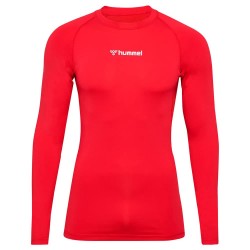 тениска,мъжки,тениски,hummel,performance,long,sleeve,t,shirt,true,red,(red)