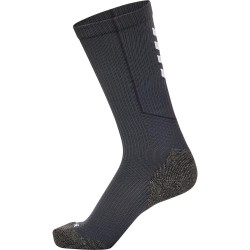 чорапи,мъжки,чорапи,hummel,pro,training,high,long,socks,asphalt,white,(grey)