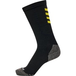 чорапи,мъжки,чорапи,hummel,pro,training,high,long,socks,black,blazing,yellow,(black)