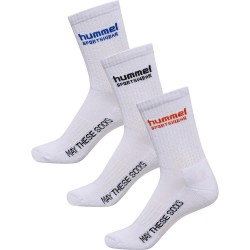 чорапи,мъжки,чорапи,hummel,sportswear,long,socks,3,pairs,9347,(multicolor)